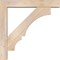 Ekena Millwork Balboa Block Smooth Bracket w/ Offset Brace, Douglas Fir, 5 1/2"W x 30"D x 30"H BKT0604X30X30BOA05SDF - alternate 2